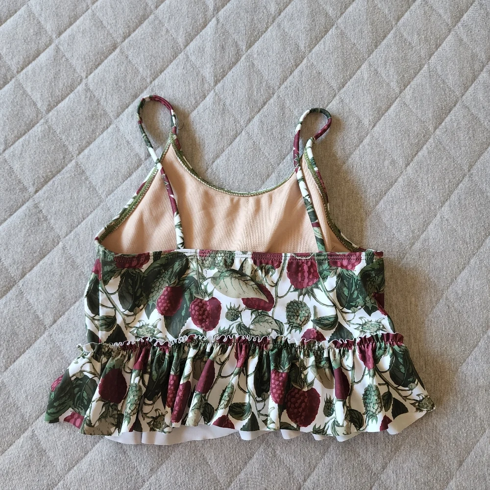 Kortni Jeane Girls Raspberry Peplum Top 10/11‎